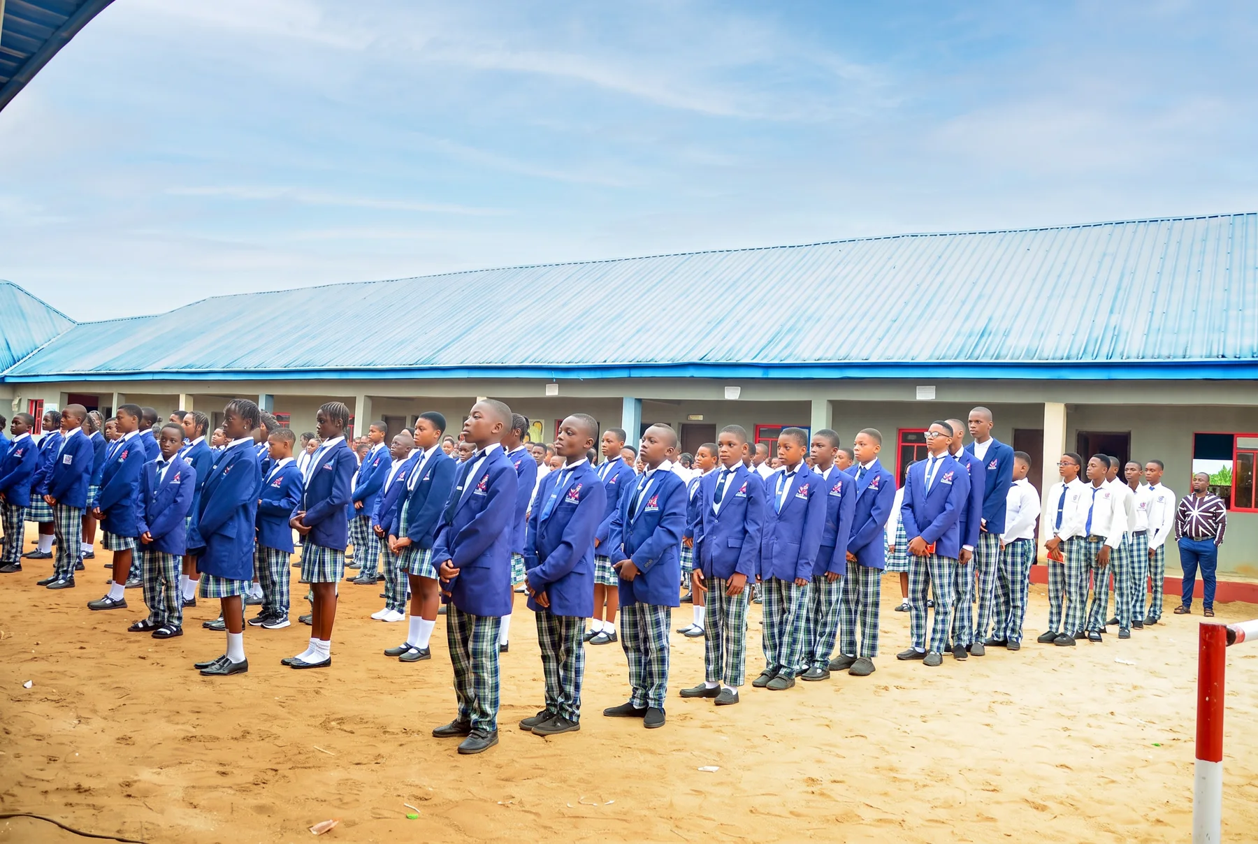 Colleen Hill International School students gathered for assembly